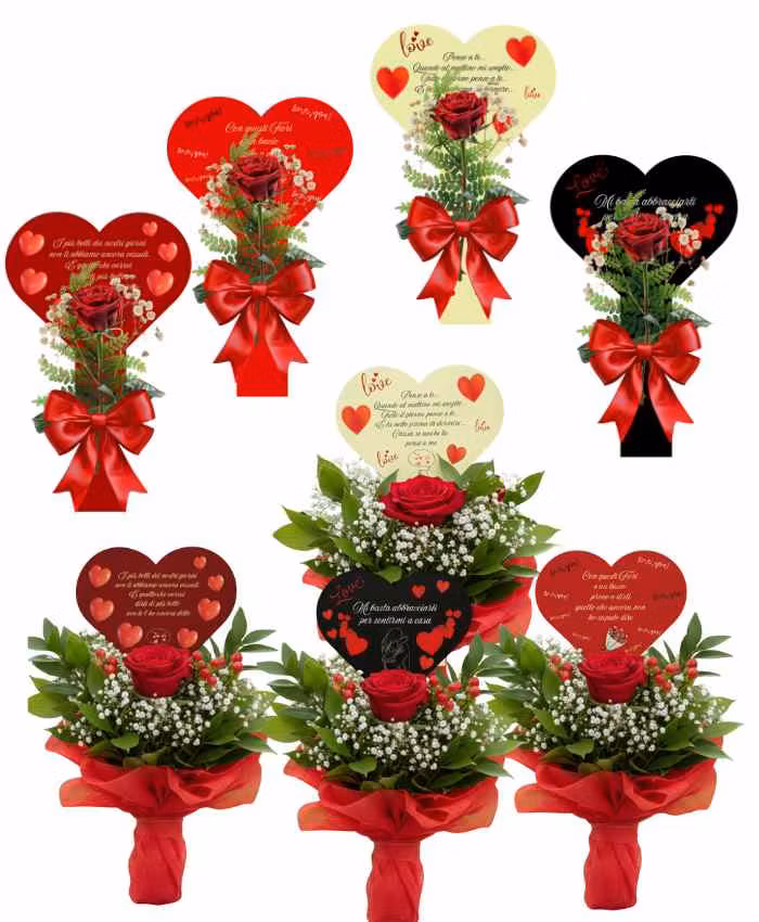 “Basic Love”-Porta Rose con Dedica